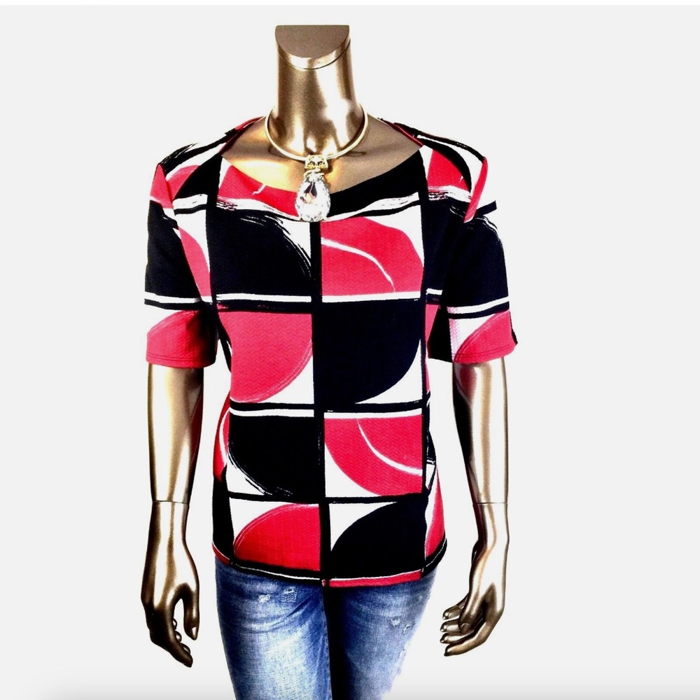 *NWT CLOSING SALE - CHICO'S $69 ELBOW-SLV LOOSE TOP SIZE 3 ( XL )